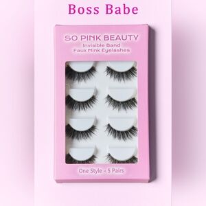So Pink Beauty Boss Babe Faux Mink Eyelashes